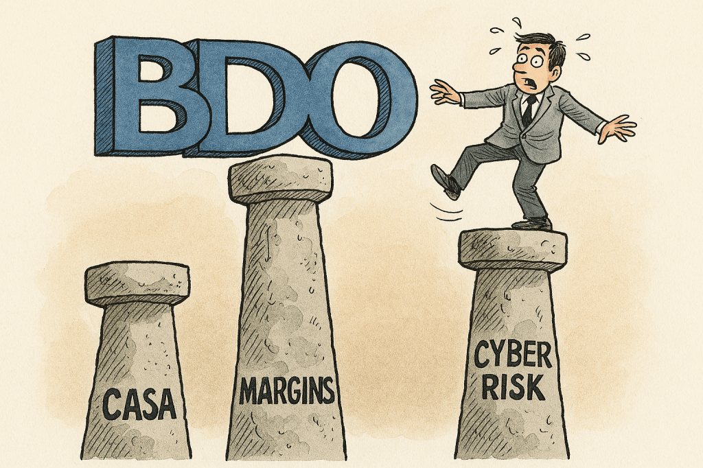 BDO’s Premium Under Pressure: Why Investors Should Watch CASA, Margins, and Cyber&nbsp;Risk