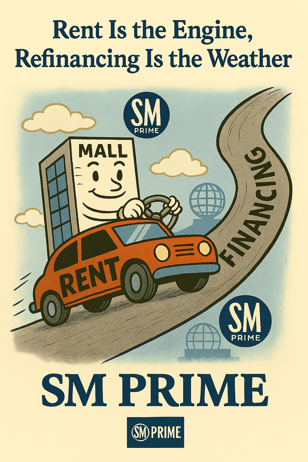 Rent Is the Engine, Refinancing Is the Weather: Reading SM Prime’s 9M 2025
